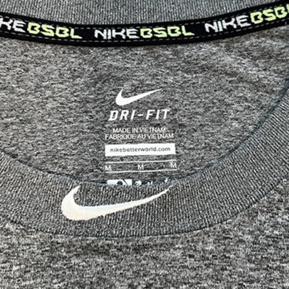 Nike Cincinnati Reds Baseball Gray T-shirt Neon Green Yellow sz Medium Worn once - Picture 3 of 7